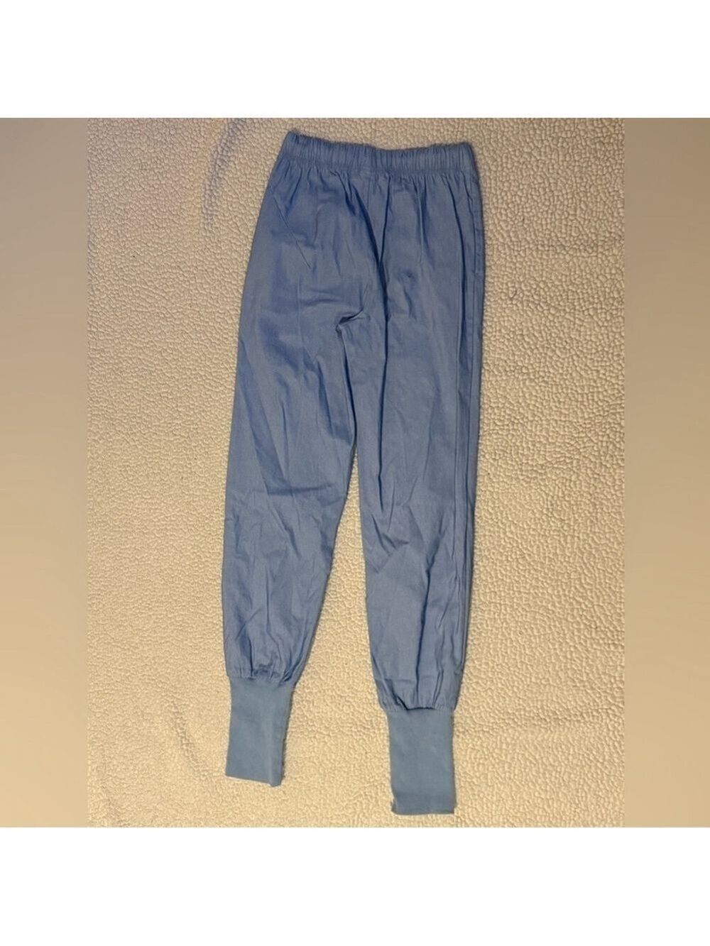 Lulunico Blue Joggers Light Blue Elastic Waist Lounge Athleisure Pants Small - Picture 7 of 13